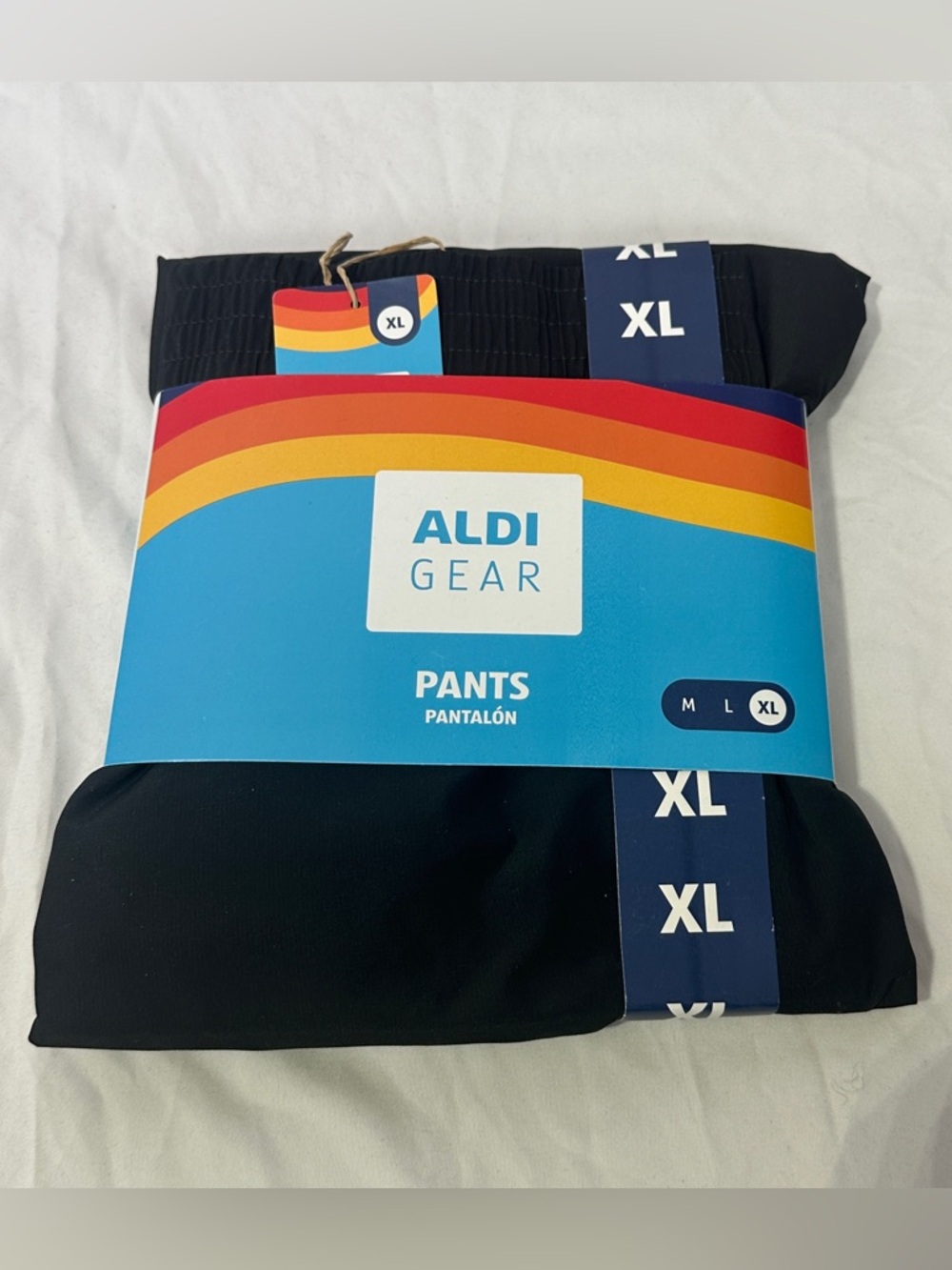 NWT AldiGear Pants - Black and Off White - Size XL